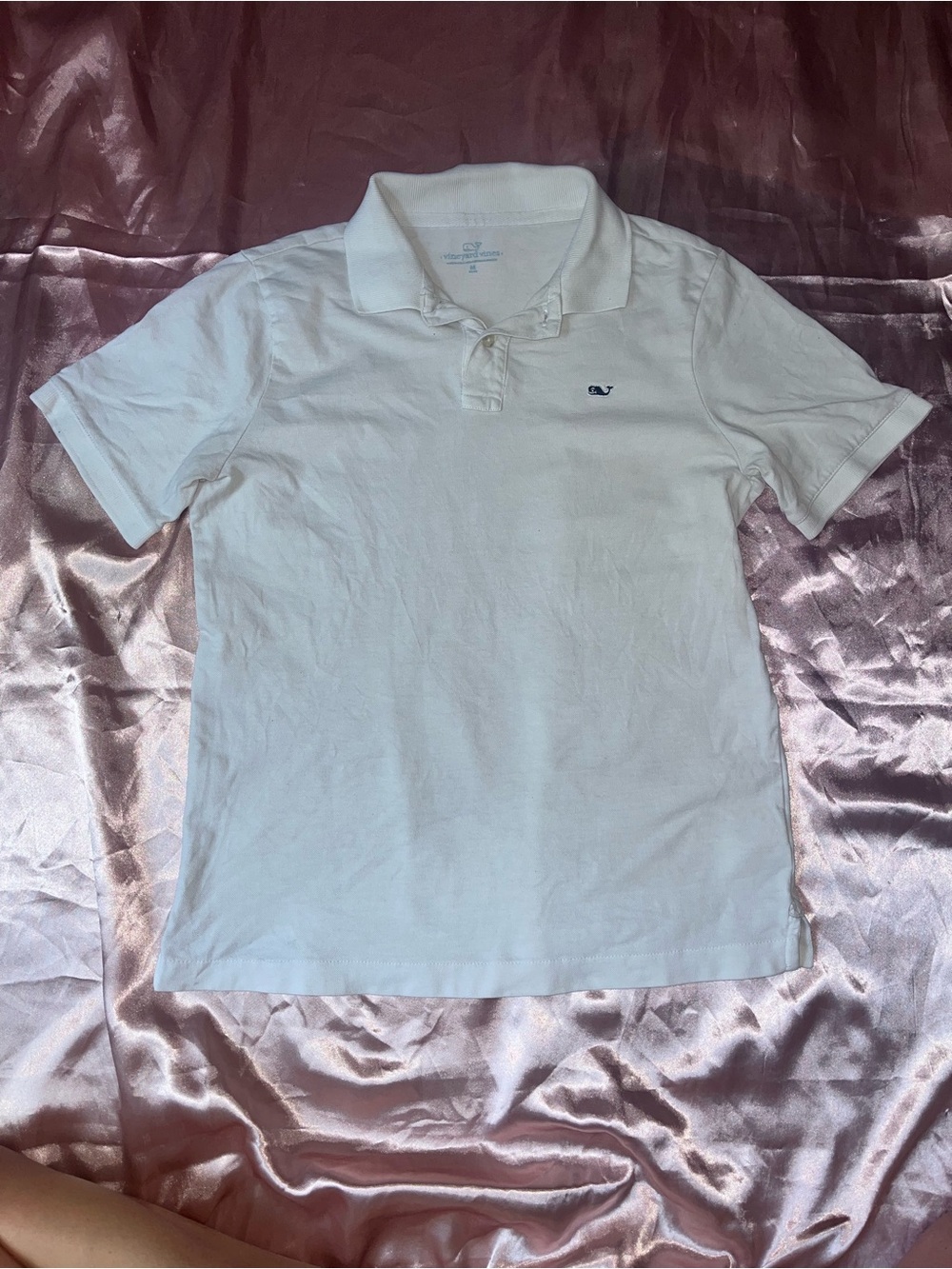 Vineyard Vines White Short-Sleeve Polo